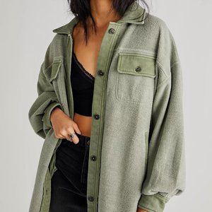 Free People Ruby Shacket - Jaded
